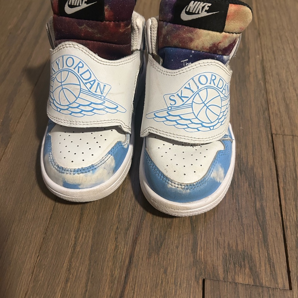 Nike Sky Jordan Kids Sneakers - White and Blue
